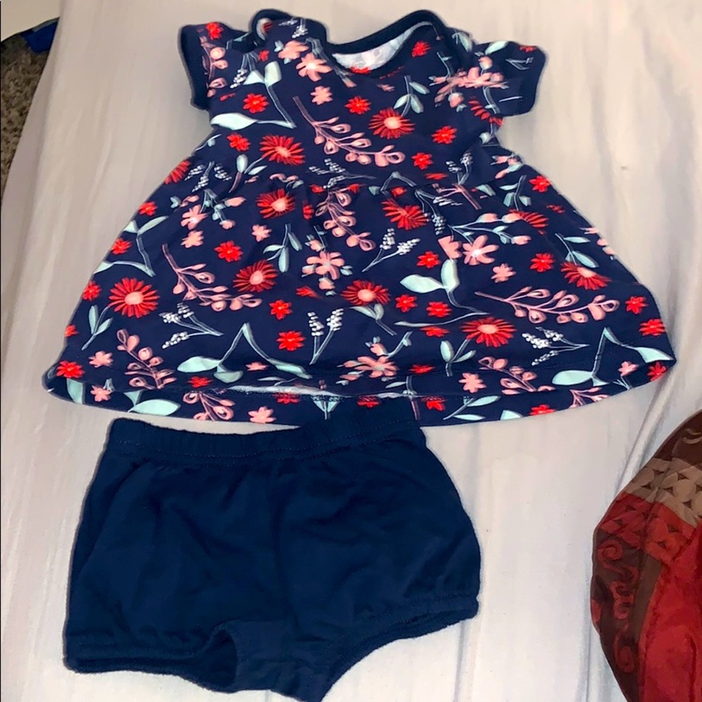 Dress with bottoms